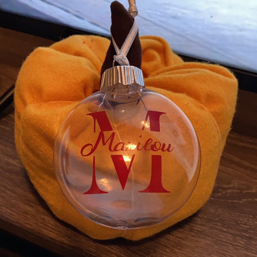 Personalized Ornaments set of 4